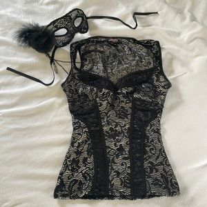 Vintage Corset fit Tank